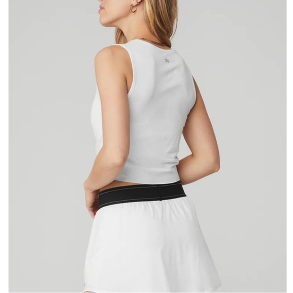 ALO White Cover Tank - Picture 2 of 6